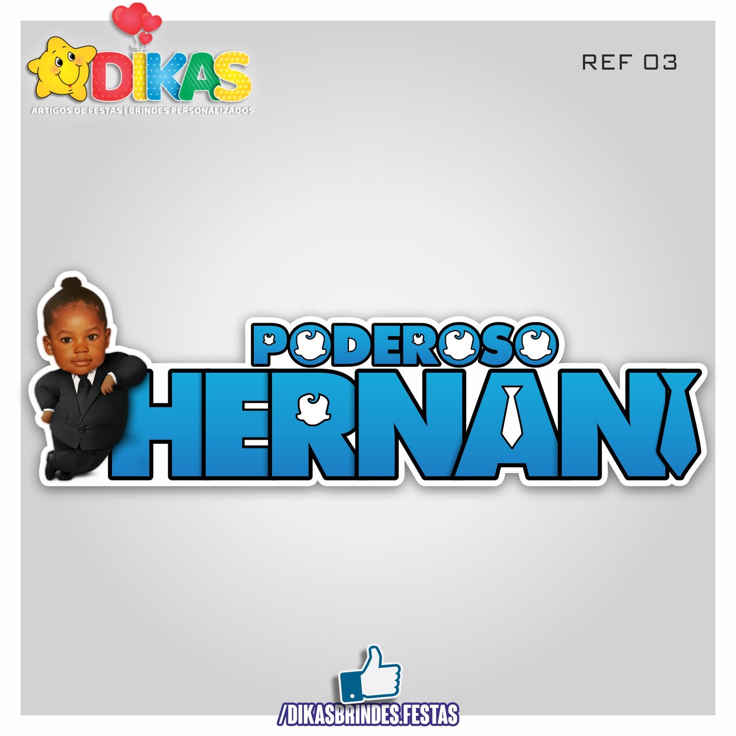 NOME DECORATIVO - BOSS BABY