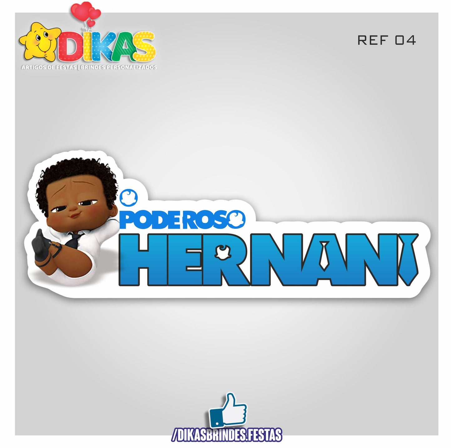NOME DECORATIVO - BOSS BABY