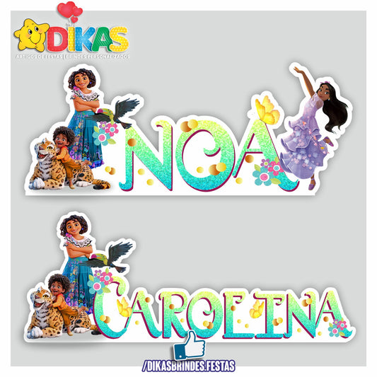 NOME DECORATIVO - ENCANTO