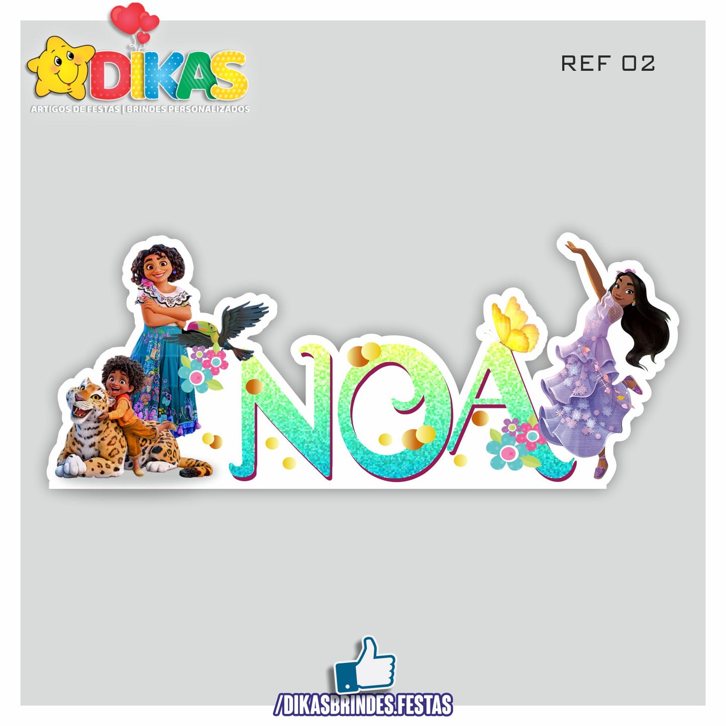 NOME DECORATIVO - ENCANTO