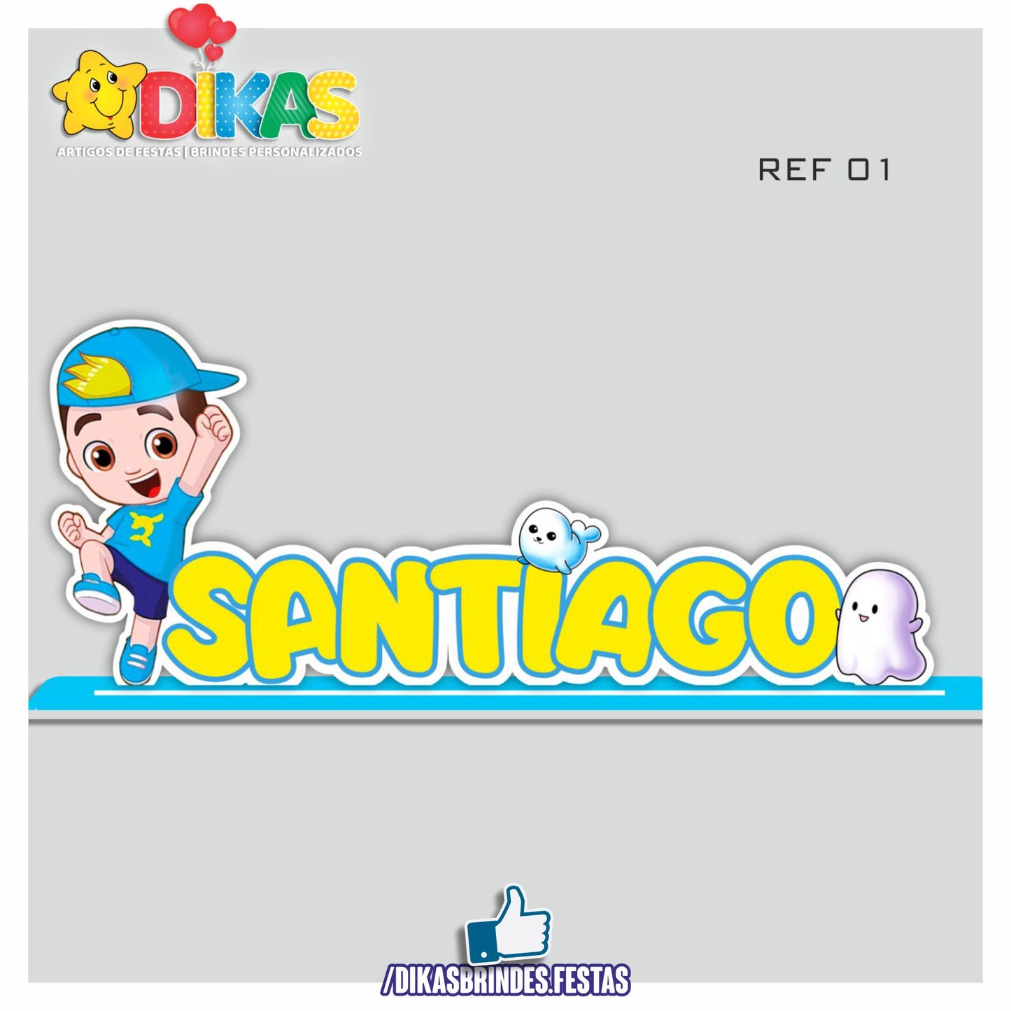 NOME DECORATIVO - LUCCAS NETO