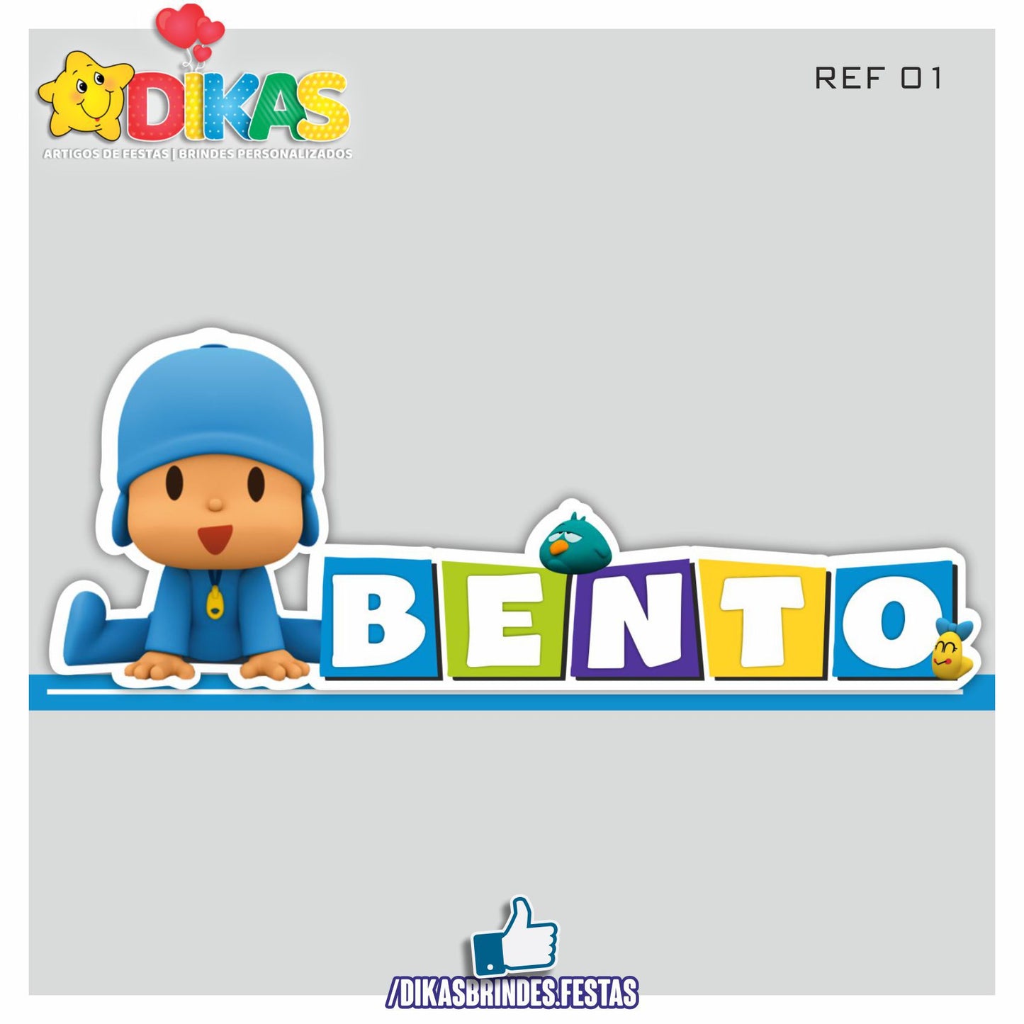 NOME DECORATIVO - POCOYO