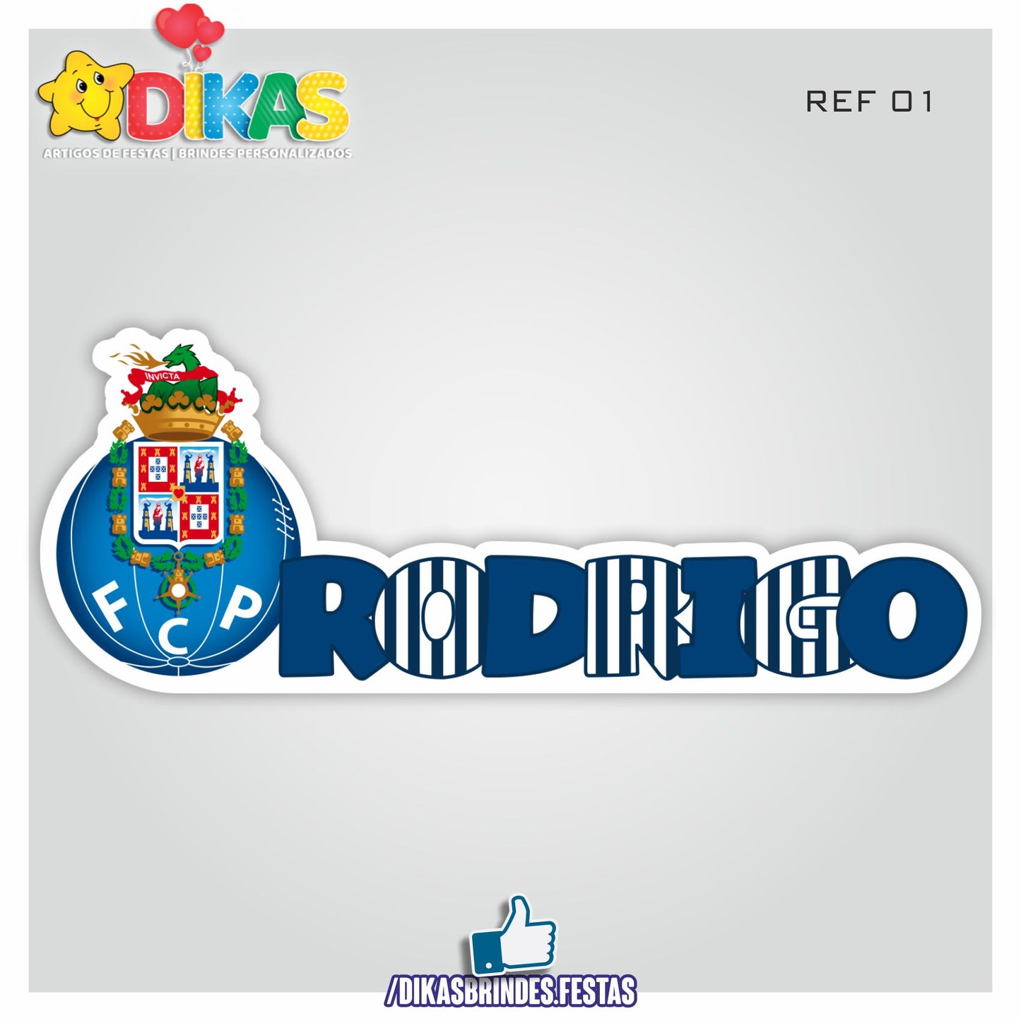 NOME DECORATIVO - FUTEBOL PORTO