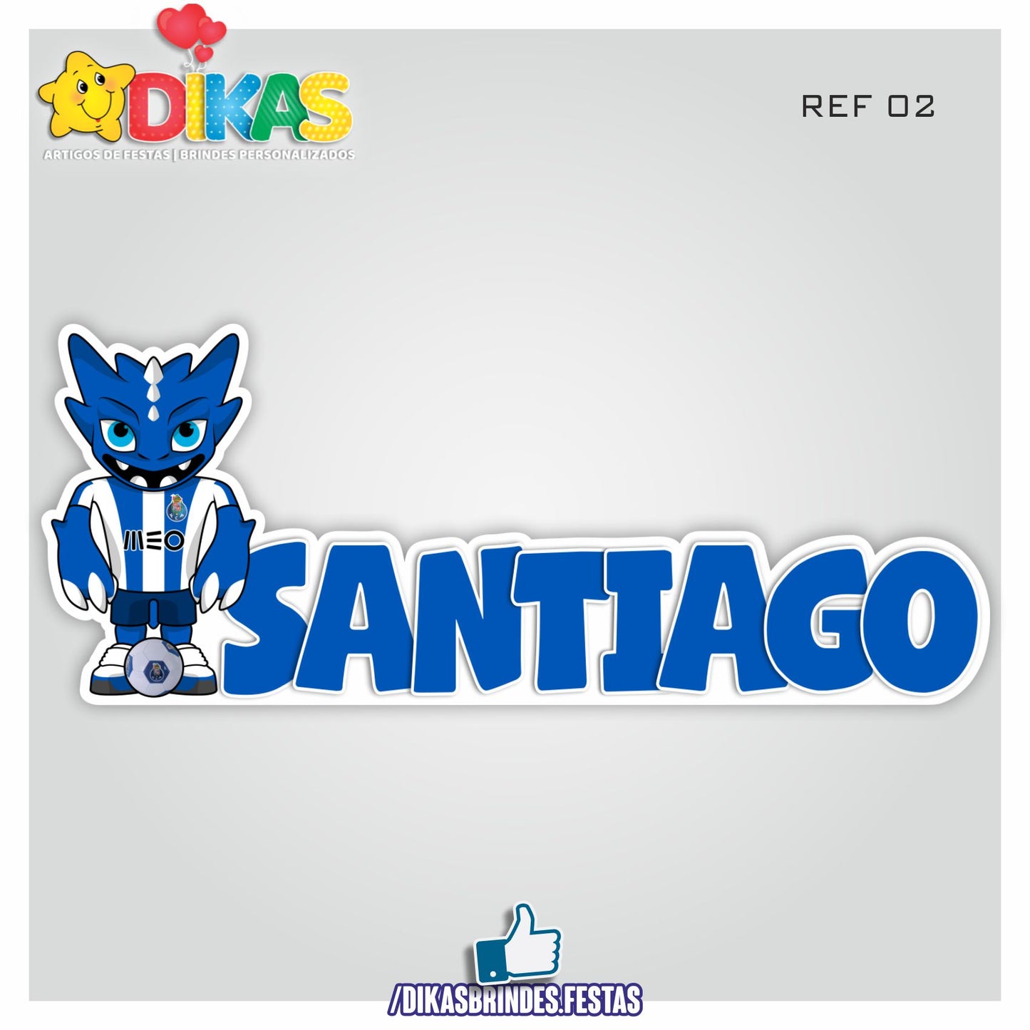NOME DECORATIVO - FUTEBOL PORTO