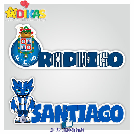 NOME DECORATIVO - FUTEBOL PORTO