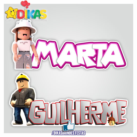 NOME DECORATIVO - ROBLOX
