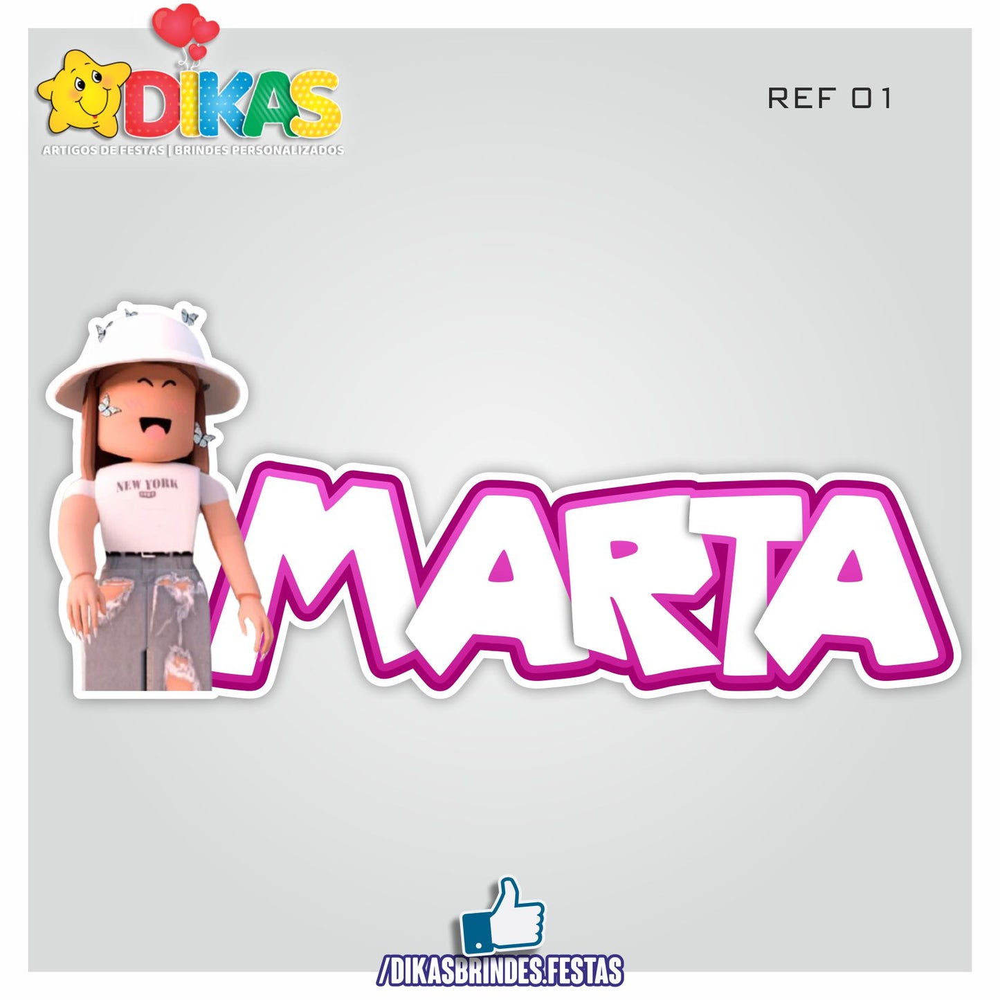 NOME DECORATIVO - ROBLOX
