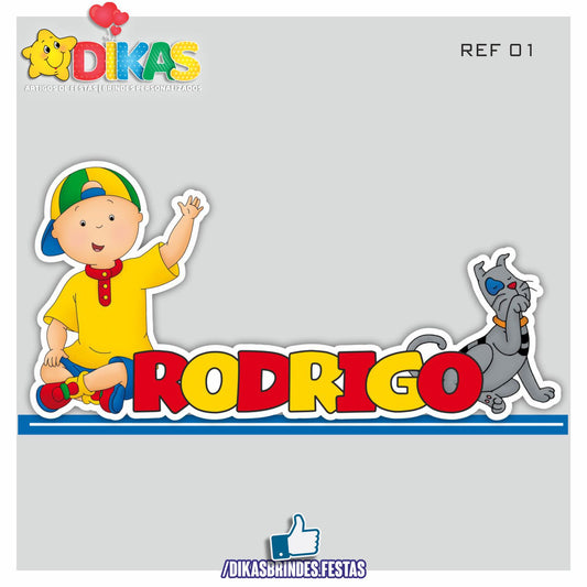 NOME DECORATIVO - RUCA