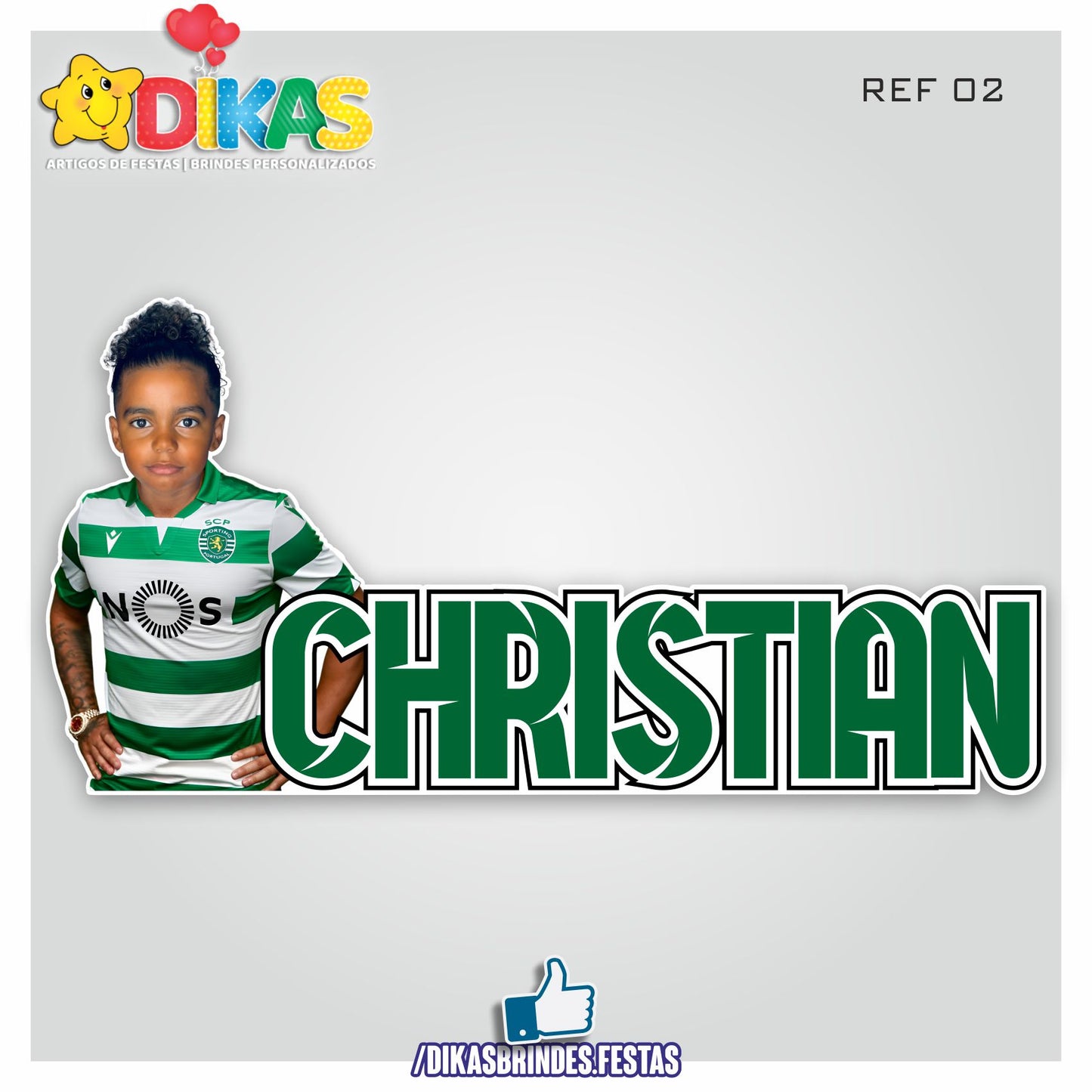 NOME DECORATIVO - FUTEBOL SPORTING