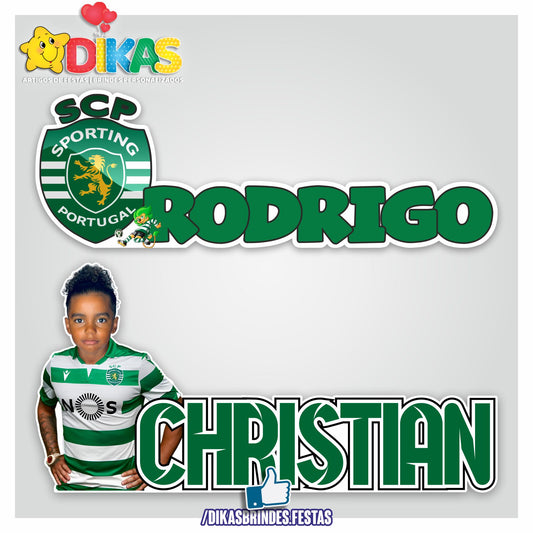 NOME DECORATIVO - FUTEBOL SPORTING