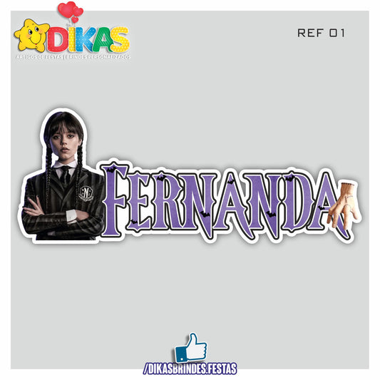 NOME DECORATIVO - WANDINHA