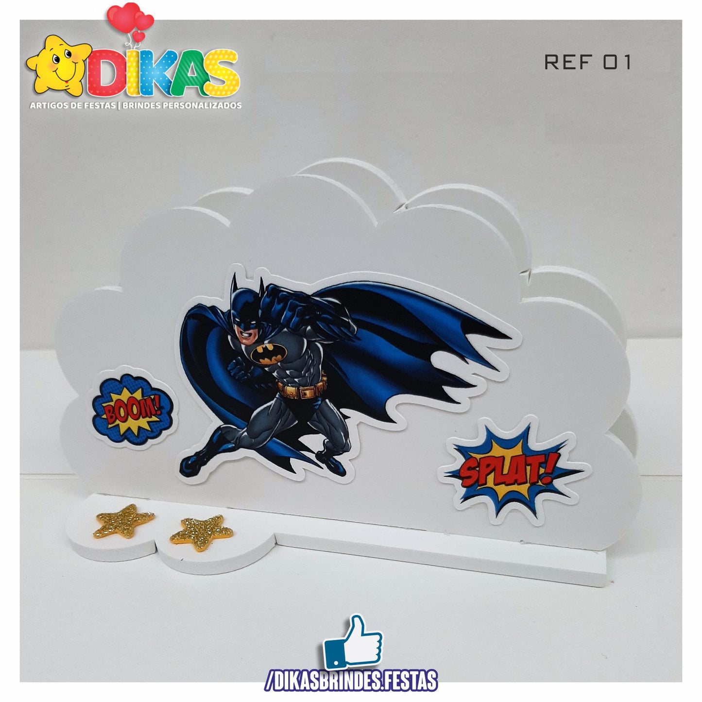 PORTA-GUARDANAPO EM PVC - BATMAN
