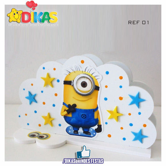 PORTA-GUARDANAPO EM PVC - MINIONS