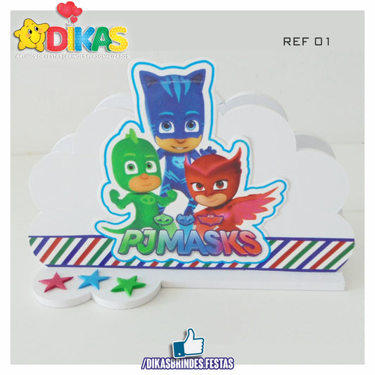 PORTA-GUARDANAPO EM PVC - PJMASKS