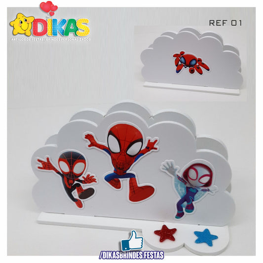PORTA-GUARDANAPO EM PVC - SPIDEY