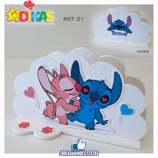 PORTA-GUARDANAPO EM PVC - STITCH