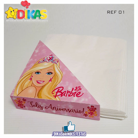 PORTA-GUARDANAPO EM PAPEL - BARBIE
