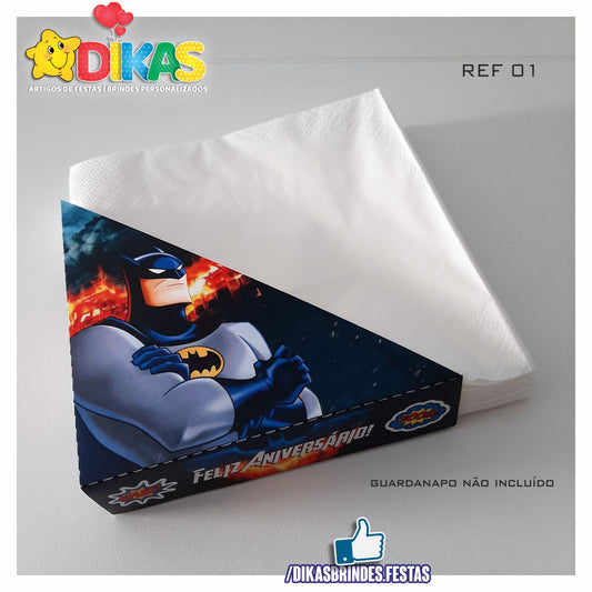 PORTA-GUARDANAPO EM PAPEL - BATMAN