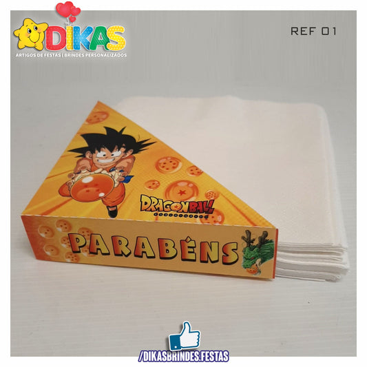 PORTA-GUARDANAPO EM PAPEL - DRAGON BALL