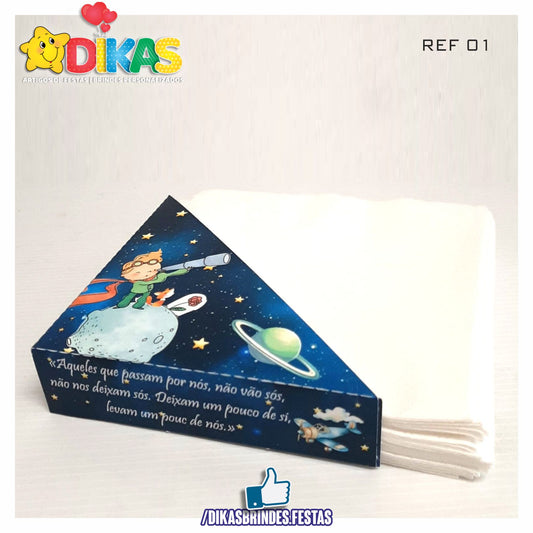 PORTA-GUARDANAPO EM PAPEL - PEQUENO PRÍNCIPE