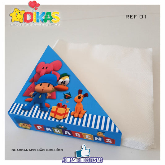 PORTA-GUARDANAPO EM PAPEL - POCOYO