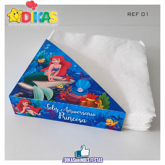 PORTA-GUARDANAPO EM PAPEL - PEQUENA SEREIA