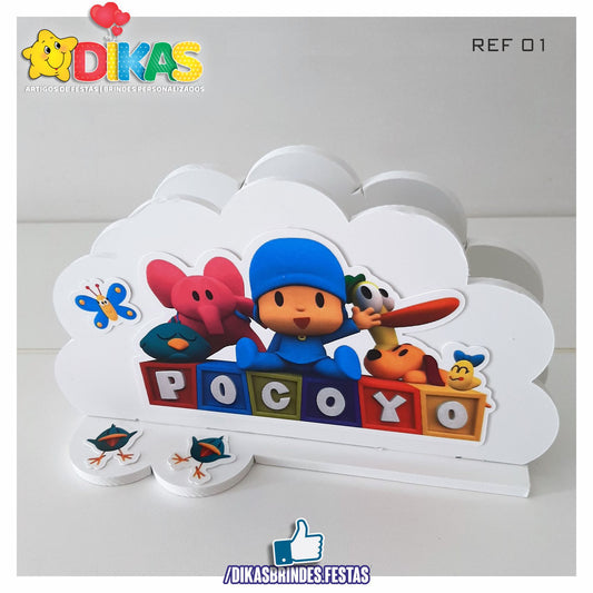 PORTA-GUARDANAPO EM PVC - POCOYO