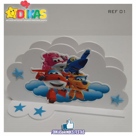 PORTA-GUARDANAPO EM PVC - SUPER WINGS
