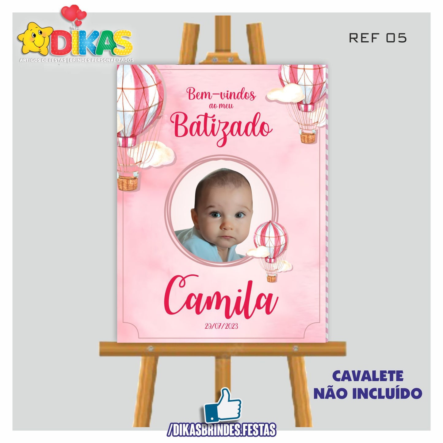 PLACARD ENTRADA - BATIZADO