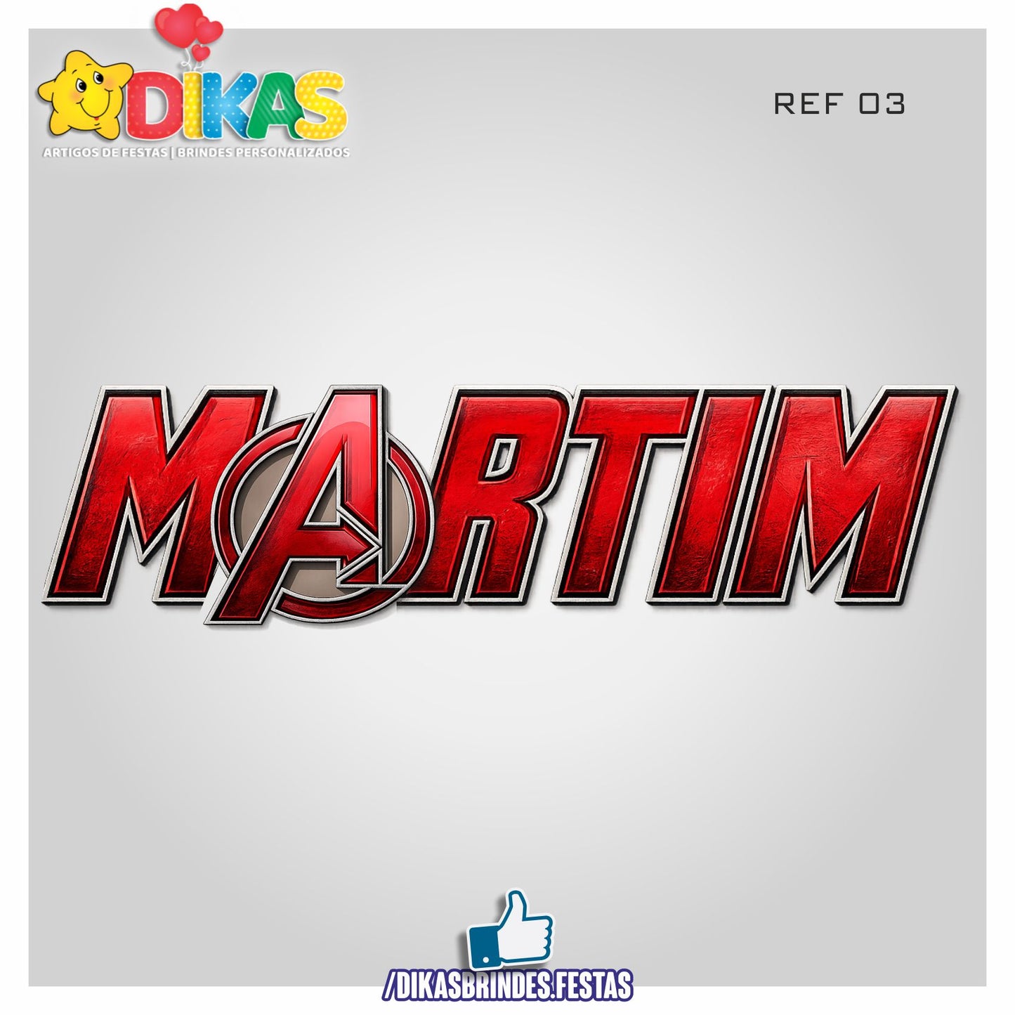 PLACAR DE PAREDE - AVENGERS