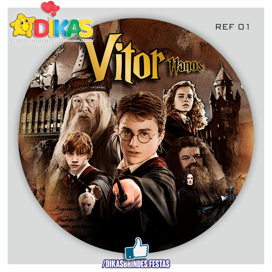 PAINEL CENÁRIO REDONDO - HARRY POTTER