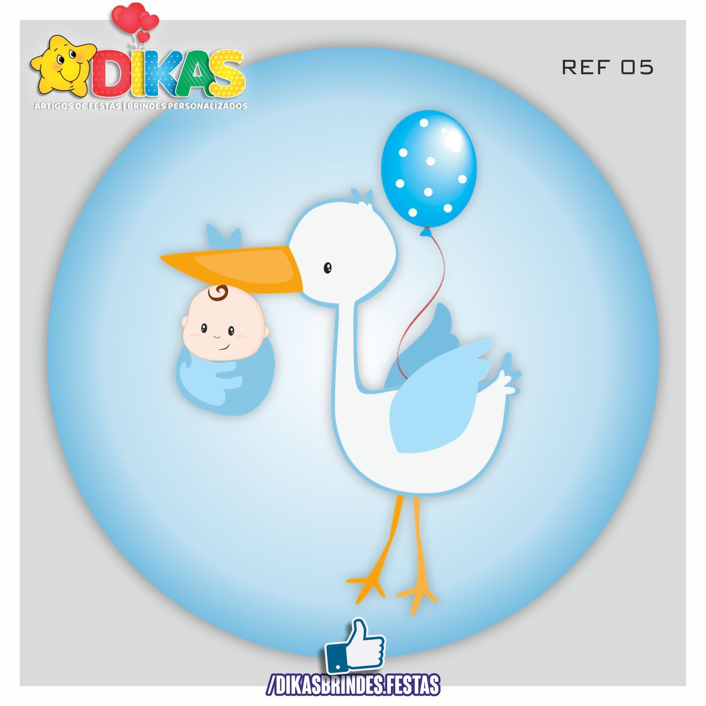 PAINEL CENÁRIO REDONDO - BEBÉ