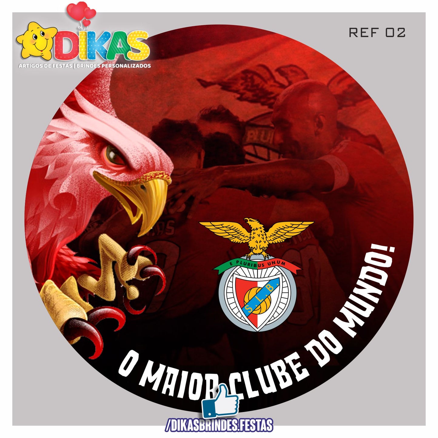 PAINEL CENÁRIO REDONDO - FUTEBOL BENFICA