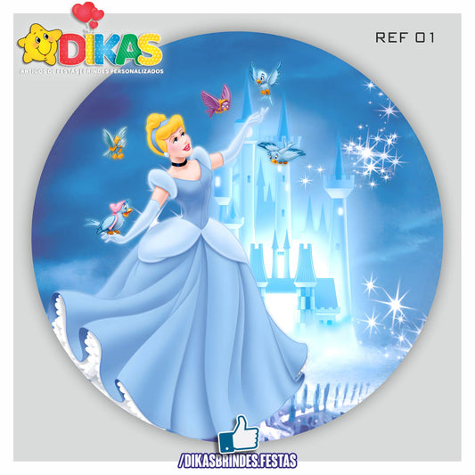 PAINEL CENÁRIO REDONDO - CINDERELA