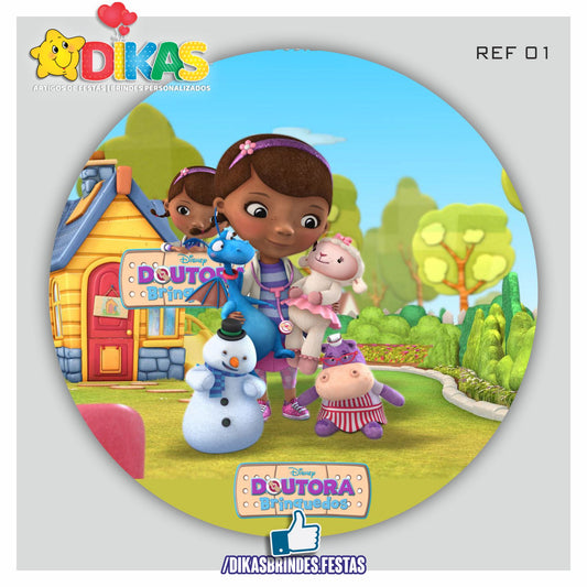 PAINEL CENÁRIO REDONDO - DOUTORA BRINQUEDOS