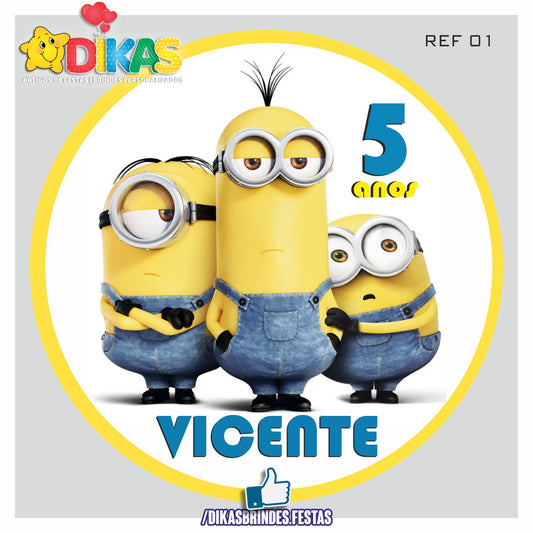 PAINEL CENÁRIO REDONDO - MINIONS