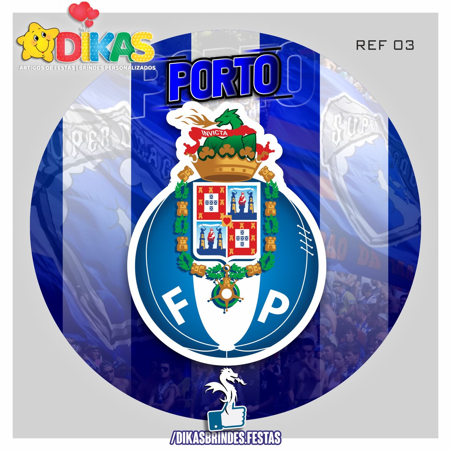 PAINEL CENÁRIO REDONDO - FUTEBOL PORTO