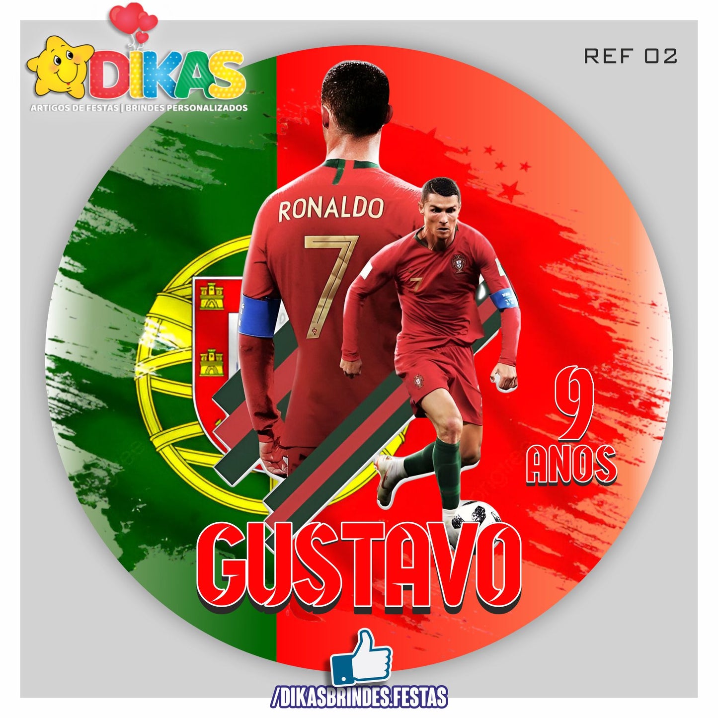 PAINEL CENÁRIO REDONDO - FUTEBOL PORTUGAL