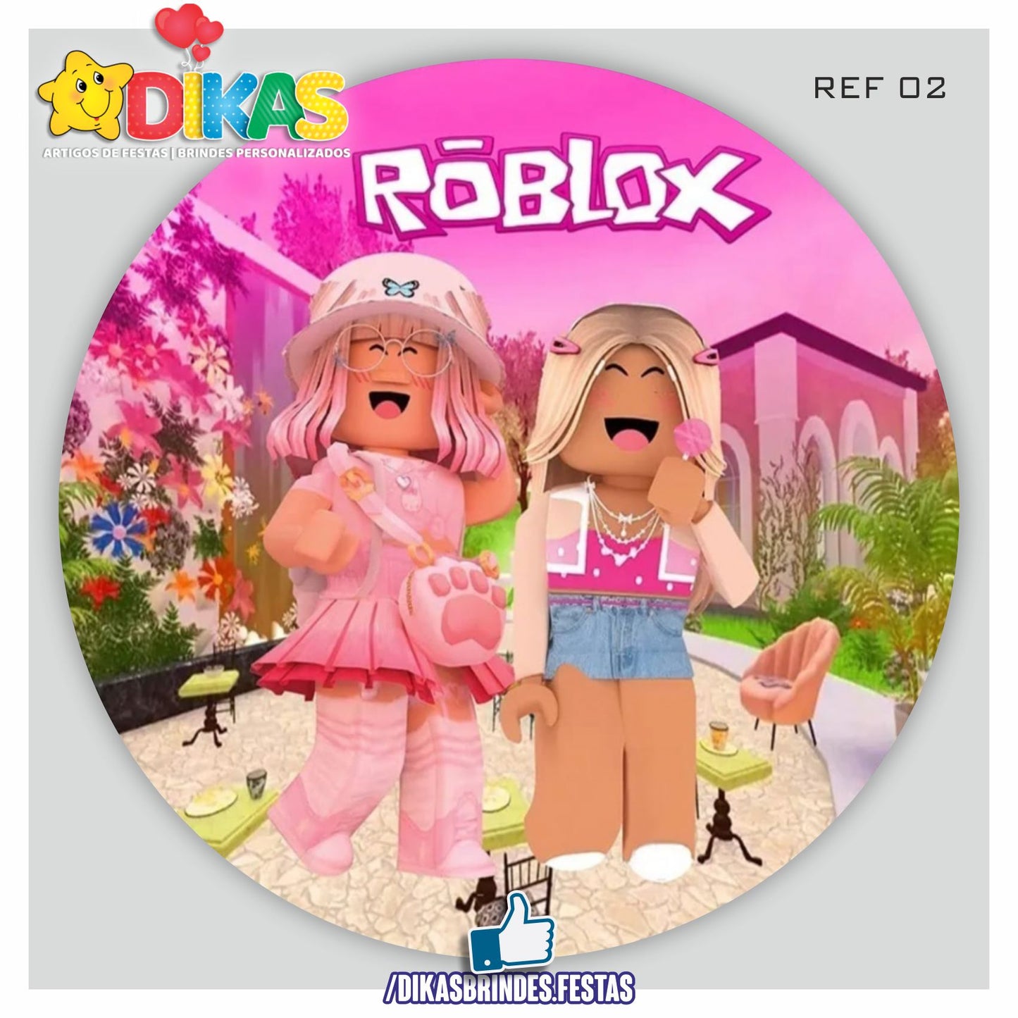 PAINEL CENÁRIO REDONDO - ROBLOX