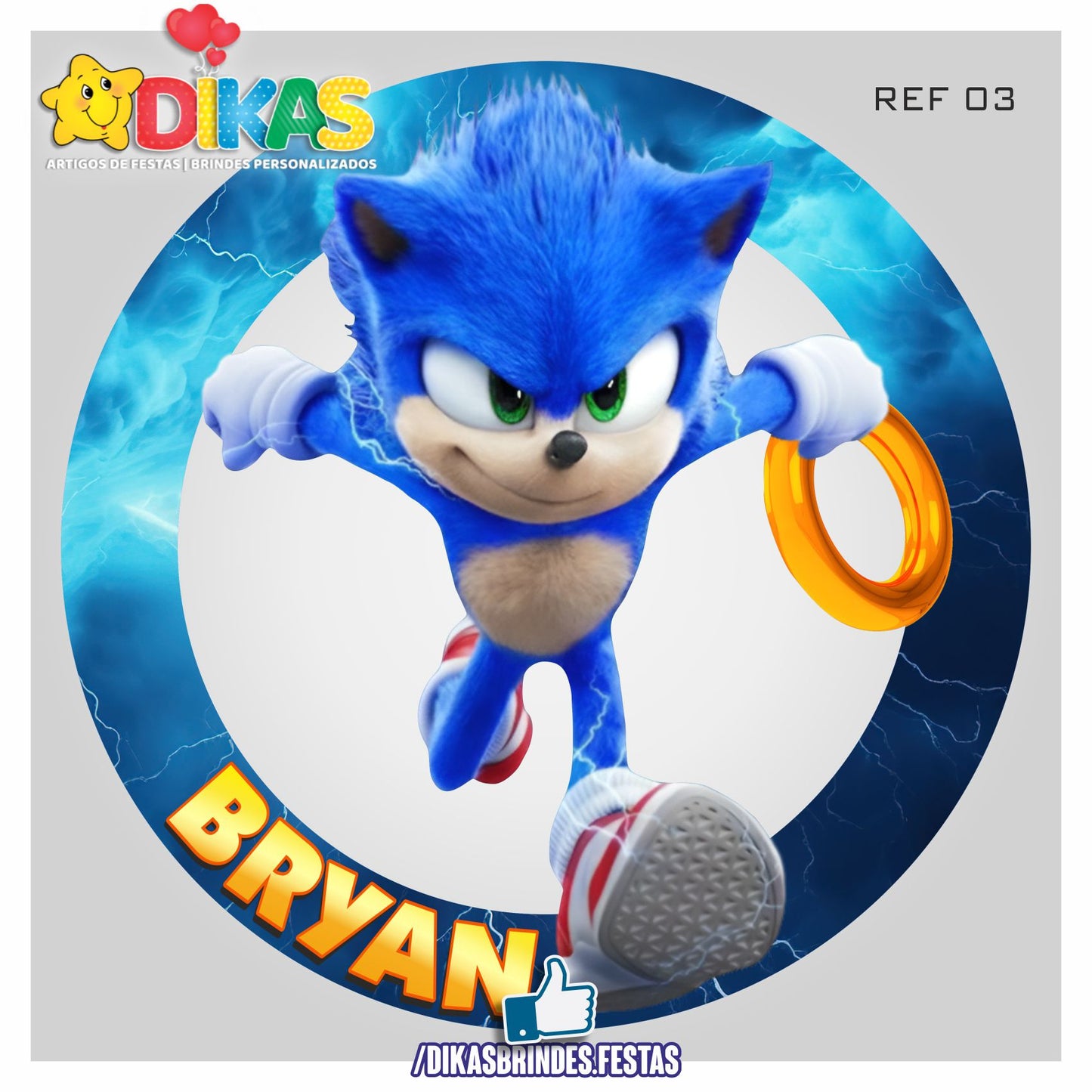PAINEL CENÁRIO REDONDO - SONIC