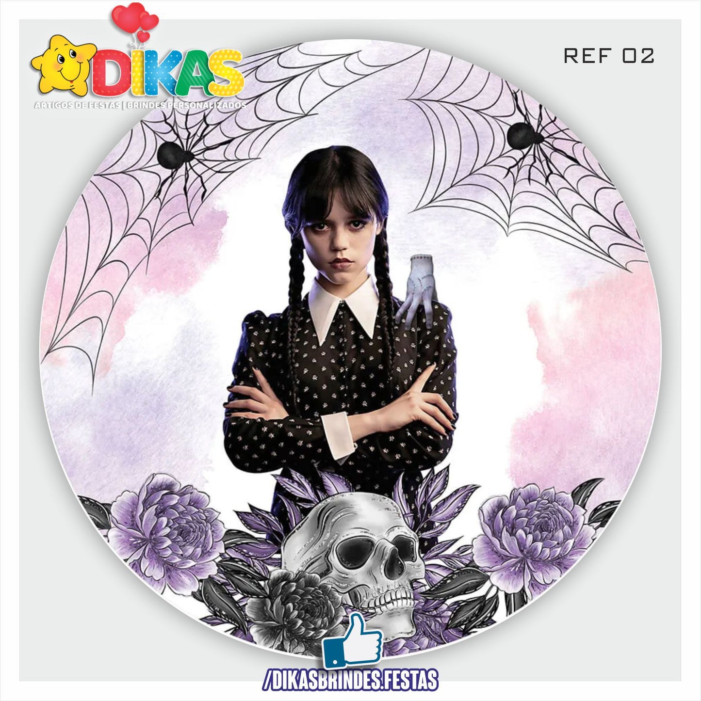 PAINEL CENÁRIO REDONDO - WANDINHA
