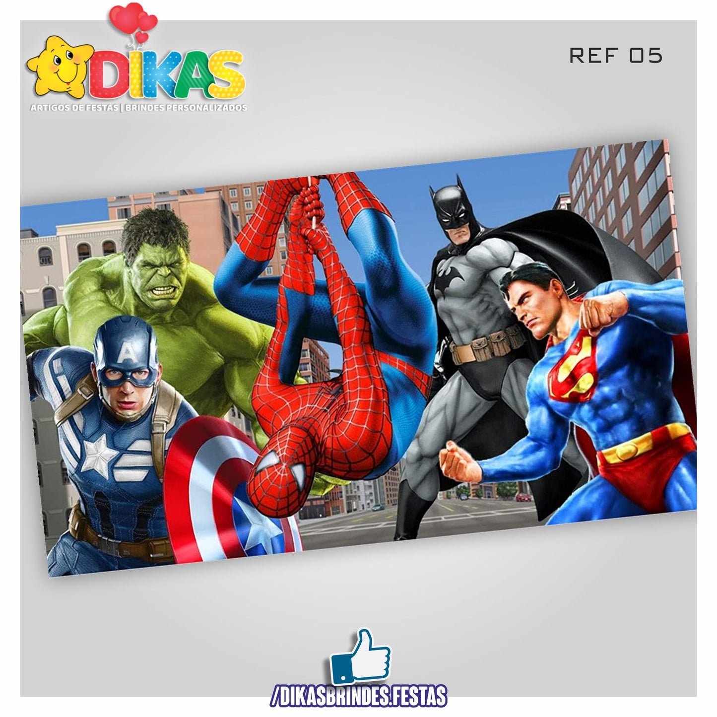 PAINEL TEMÁTICO E/OU PERSONALIZADO - AVENGERS