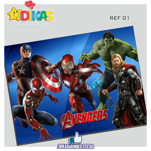 PAINEL TEMÁTICO E/OU PERSONALIZADO - AVENGERS
