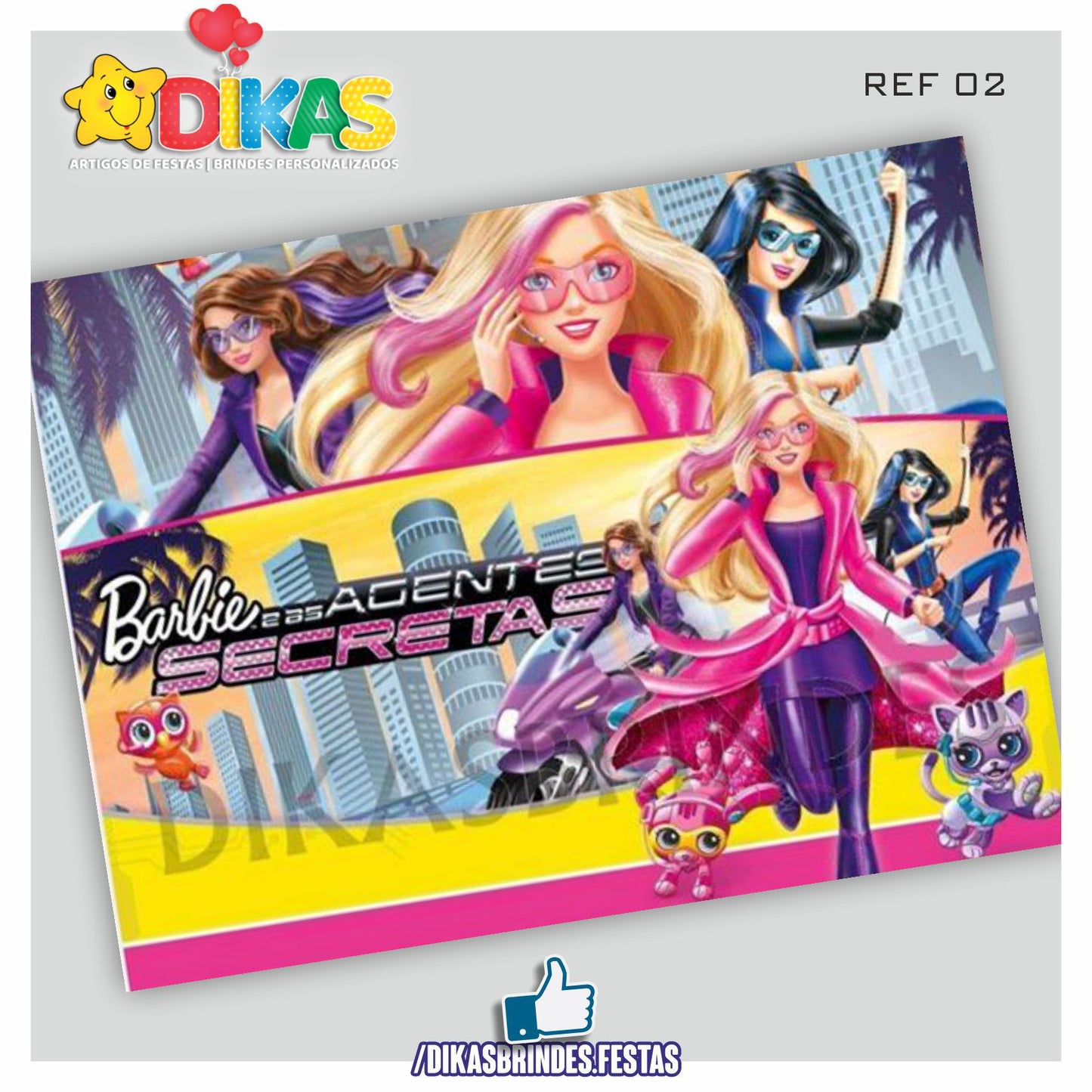PAINEL TEMÁTICO E/OU PERSONALIZADO - BARBIE
