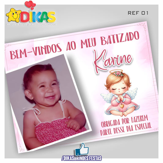 PAINEL TEMÁTICO E/OU PERSONALIZADO - BATIZADO