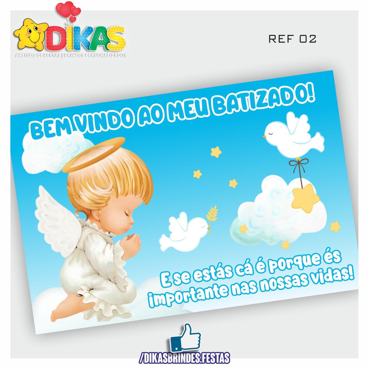 PAINEL TEMÁTICO E/OU PERSONALIZADO - BATIZADO