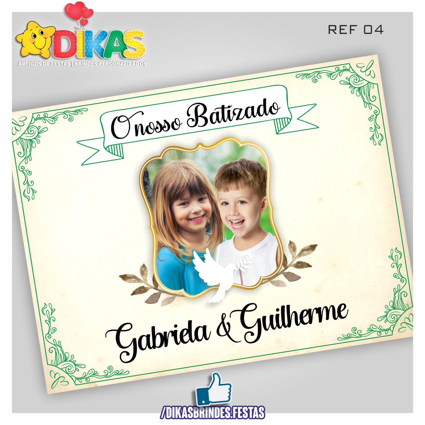 PAINEL TEMÁTICO E/OU PERSONALIZADO - BATIZADO