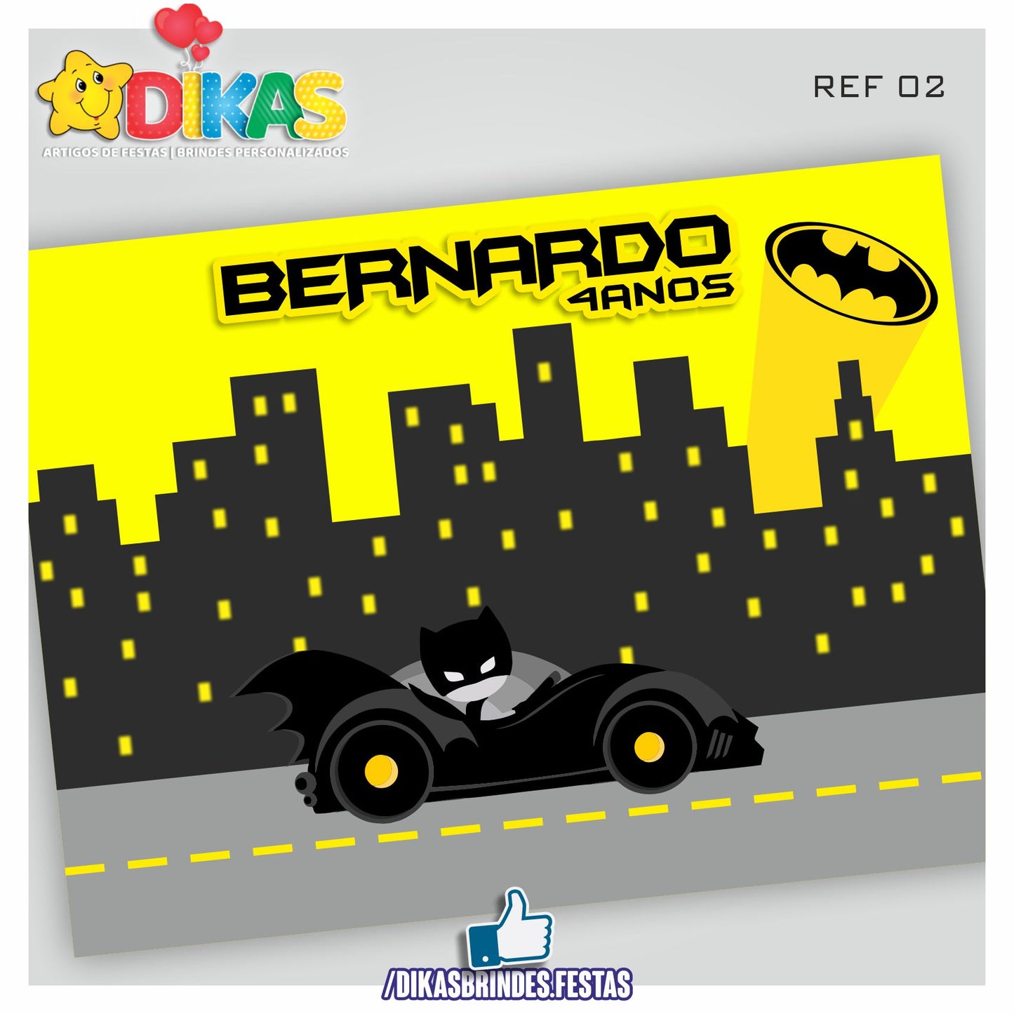 PAINEL TEMÁTICO E/OU PERSONALIZADO - BATMAN