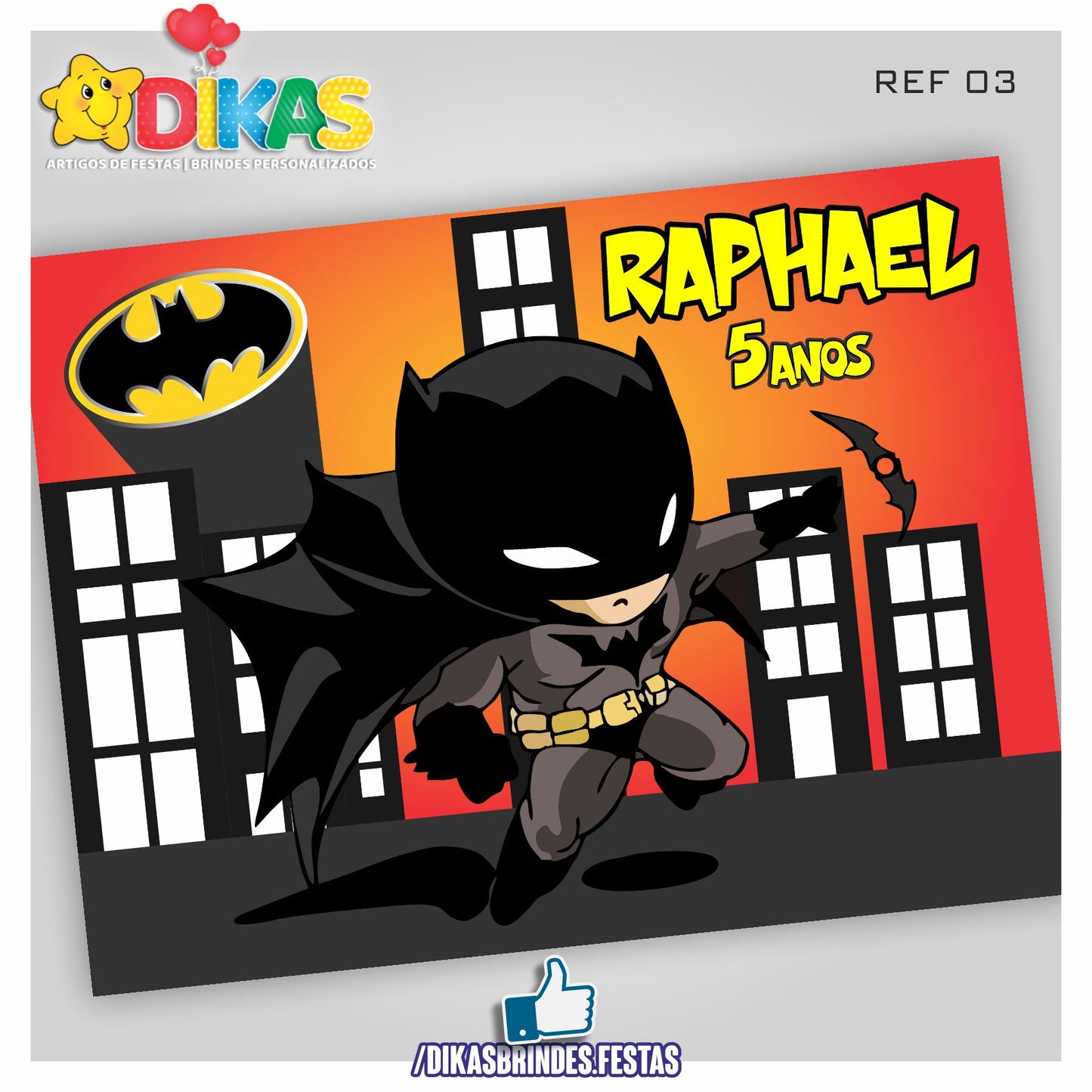 PAINEL TEMÁTICO E/OU PERSONALIZADO - BATMAN