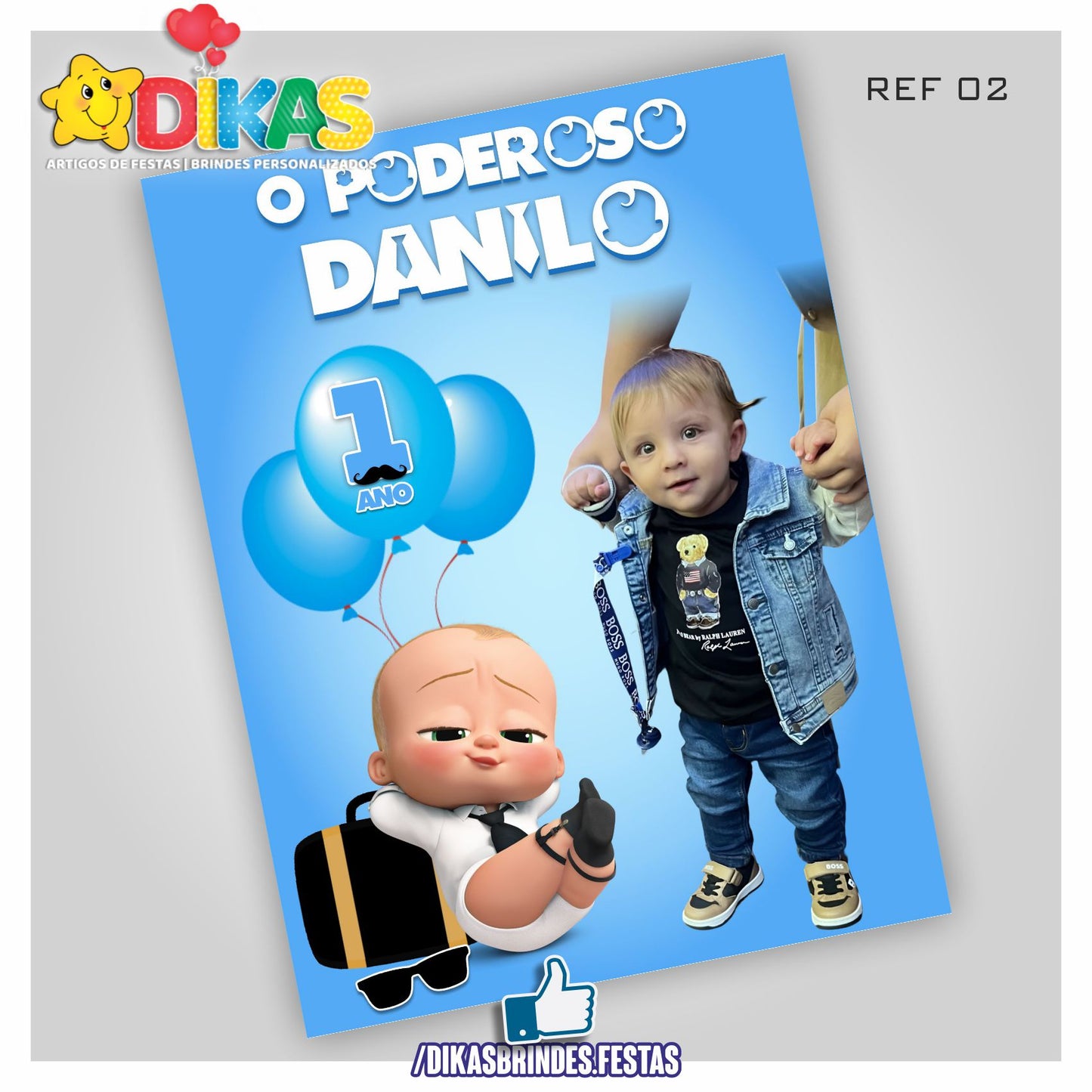 PAINEL TEMÁTICO E/OU PERSONALIZADO - BOSS BABY